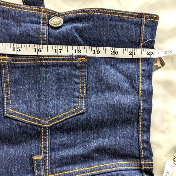 Ko Ko Ailis Women's Denim Overalls - Picture 6 of 9